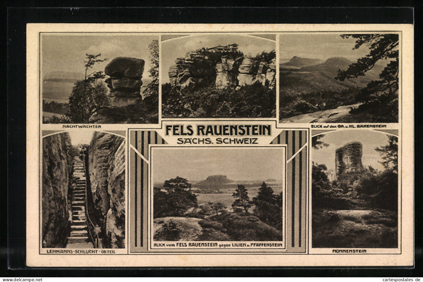 AK Landpoststempel Weissig über Königstein /Sächs. Schweiz  - Autres & Non Classés