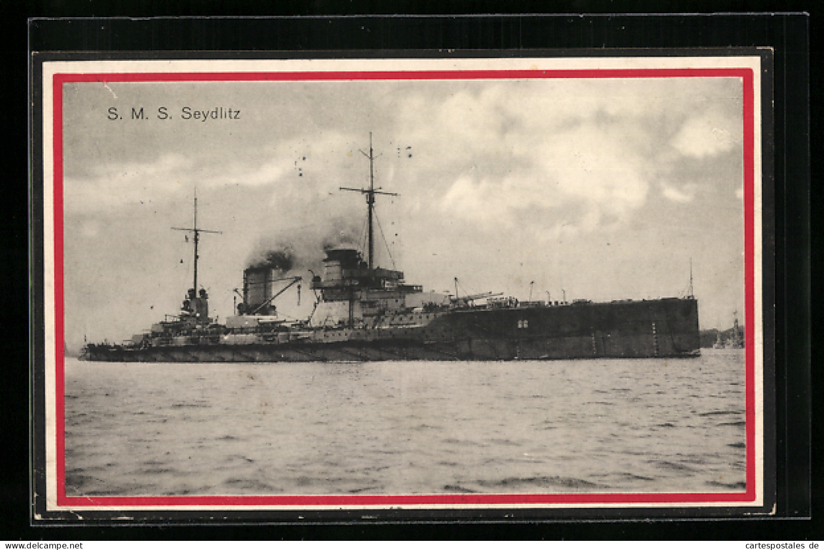 AK Kriegsschiff SMS Seydlitz Auf Reede  - Guerra
