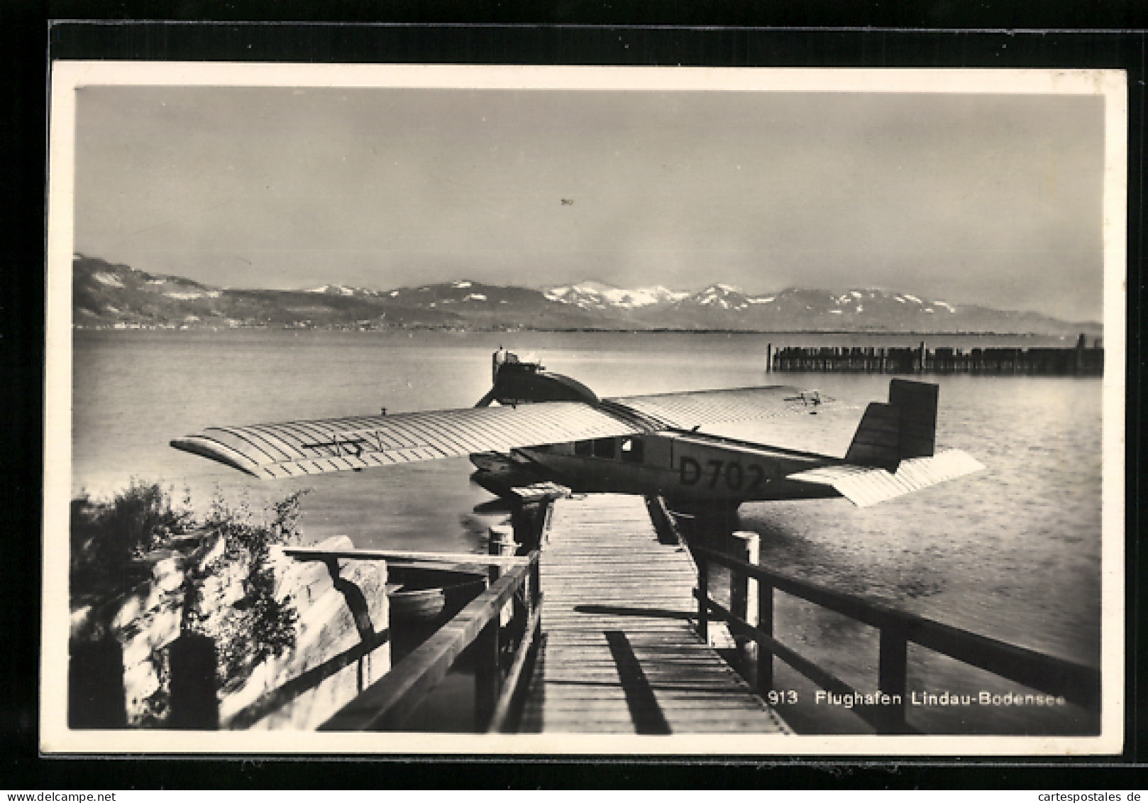 AK Flughafen Lindau-Bodensee, Wasserflugzeug  - Autres & Non Classés