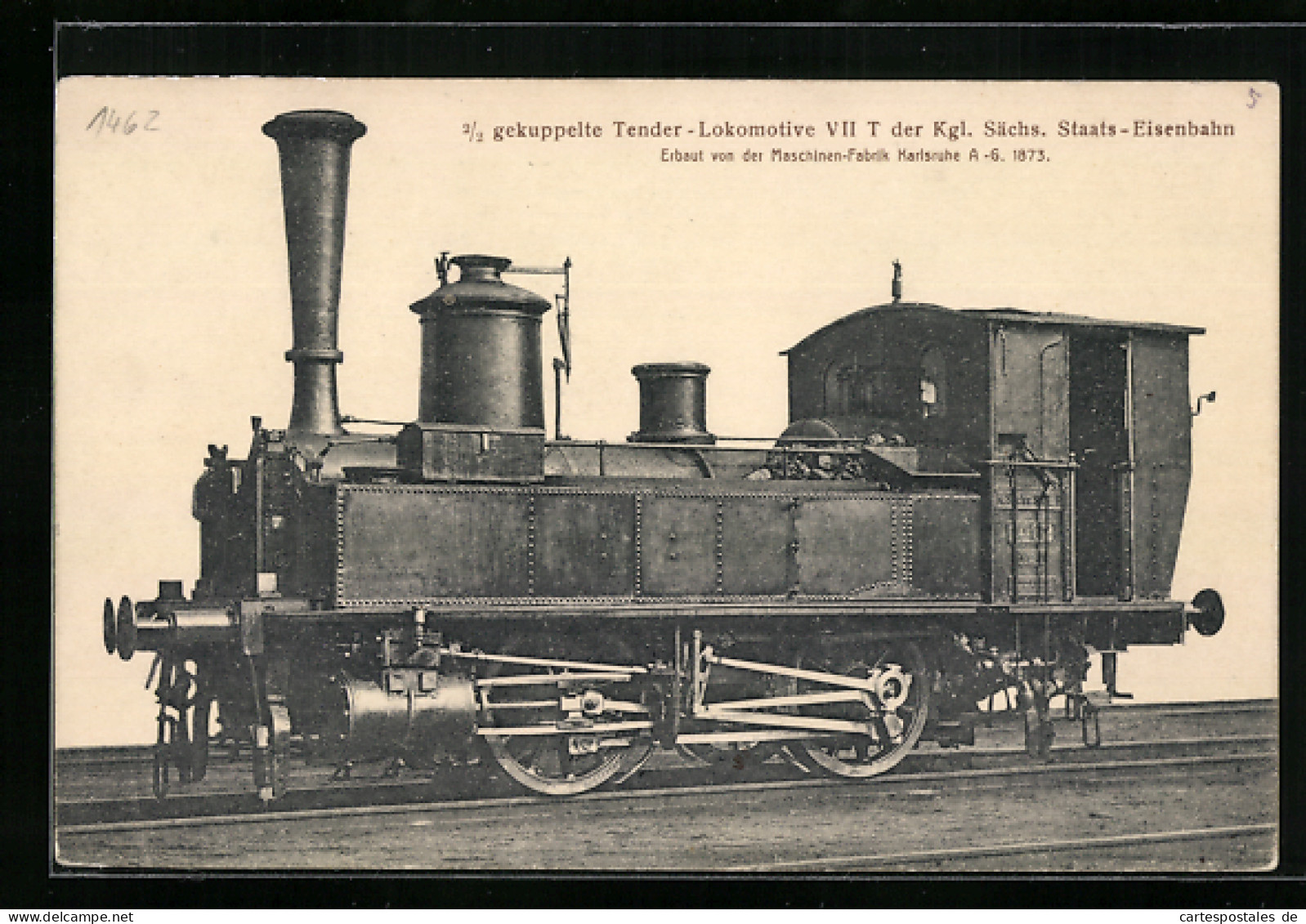 AK Eisenbahn, 2 /2 Gekuppelte Tender-Lokomotive VII T  - Eisenbahnen
