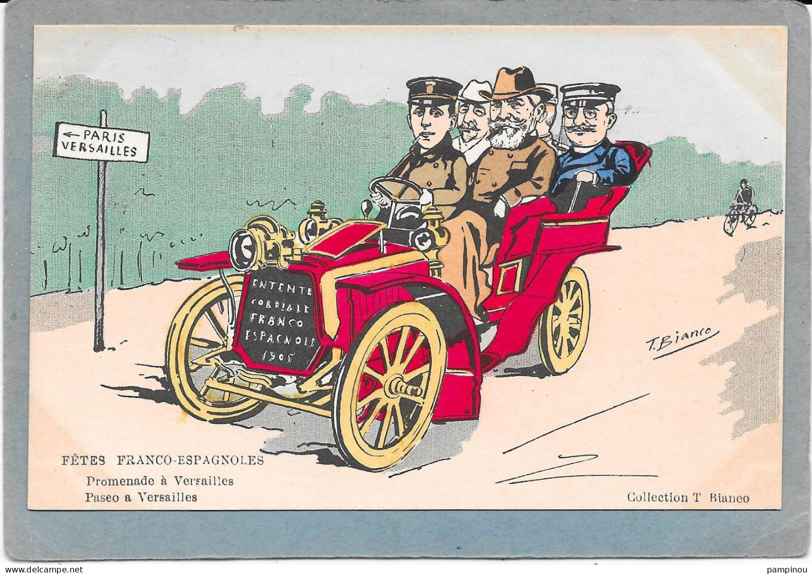 BIANCO - Fêtes Franco Espagnoles. Promenade à Versailles - Automobile - Sonstige & Ohne Zuordnung