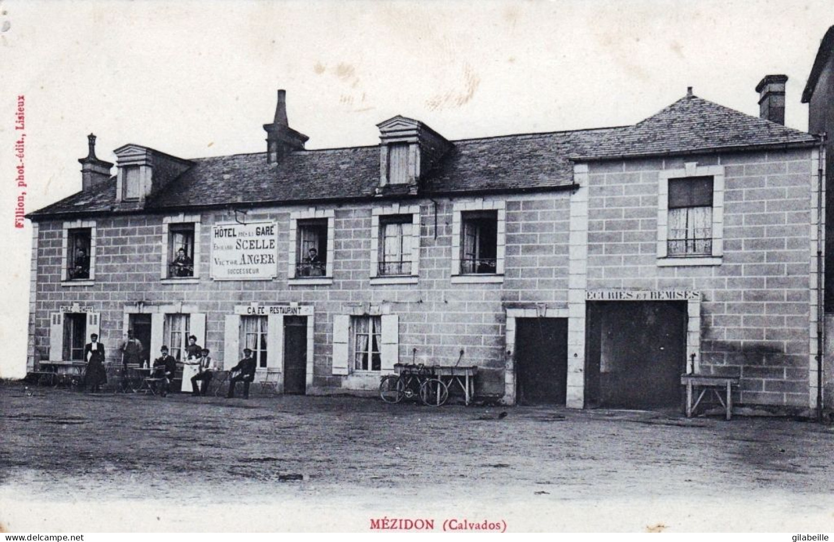 14 - Calvados -  MEZIDON - Hotel De La Gare - Café Restaurant - Ecuries Et Remises - Other & Unclassified