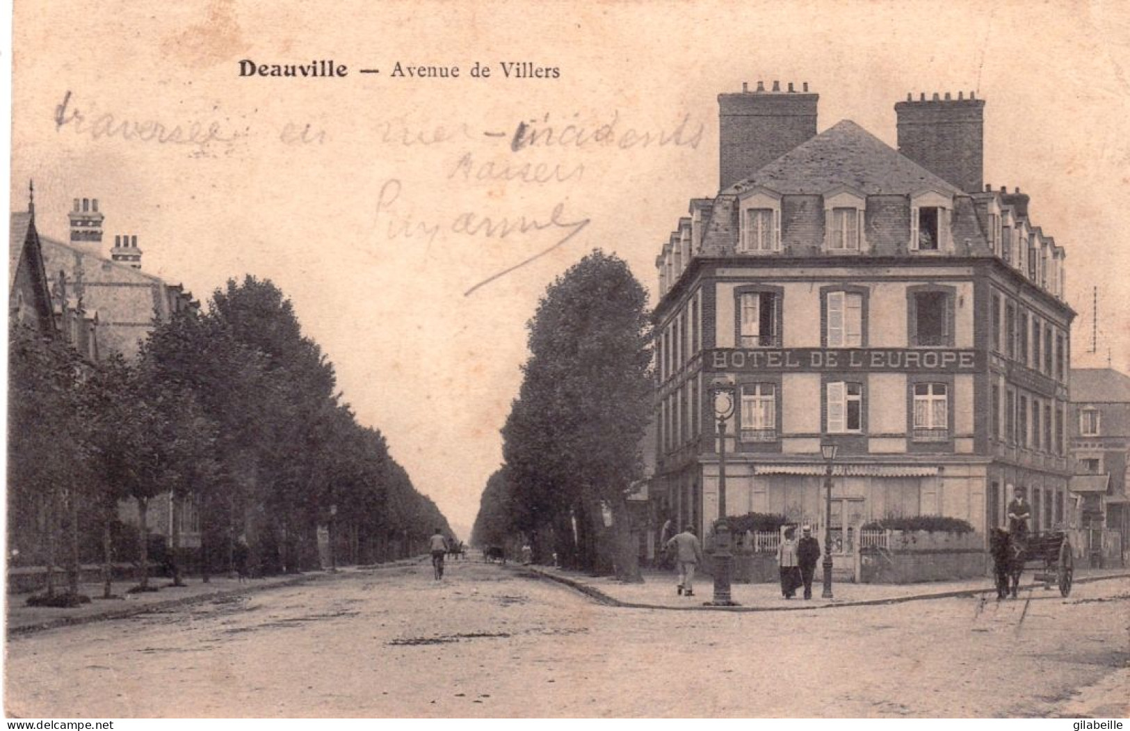 14 - Calvados -  DEAUVILLE - Avenue De Villers- Hotel De L Europe - Deauville