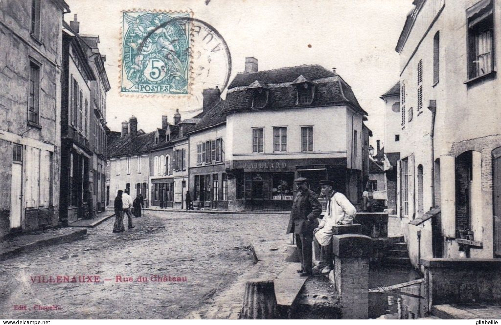 10 - Aube - VILLENAUXE -  Rue Du Chateau - Sonstige & Ohne Zuordnung