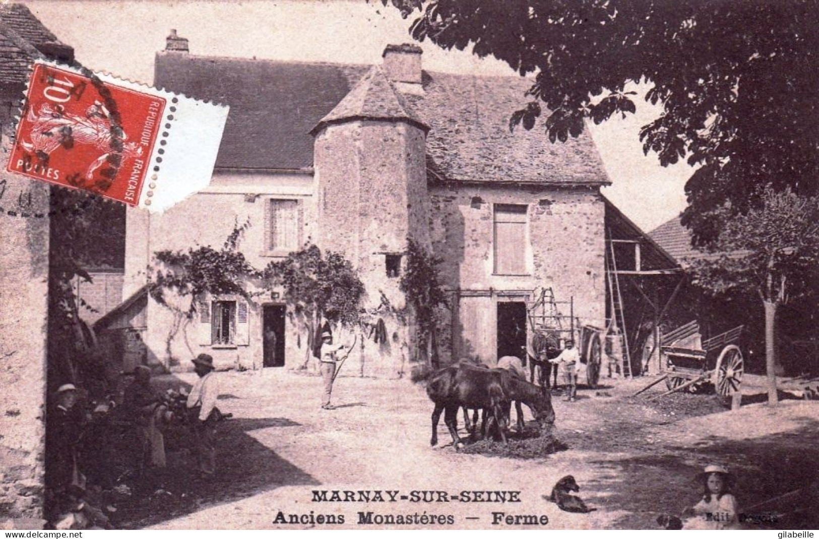 10 - Aube -  MARNAY Sur SEINE - Anciens Monasteres - Ferme - Autres & Non Classés