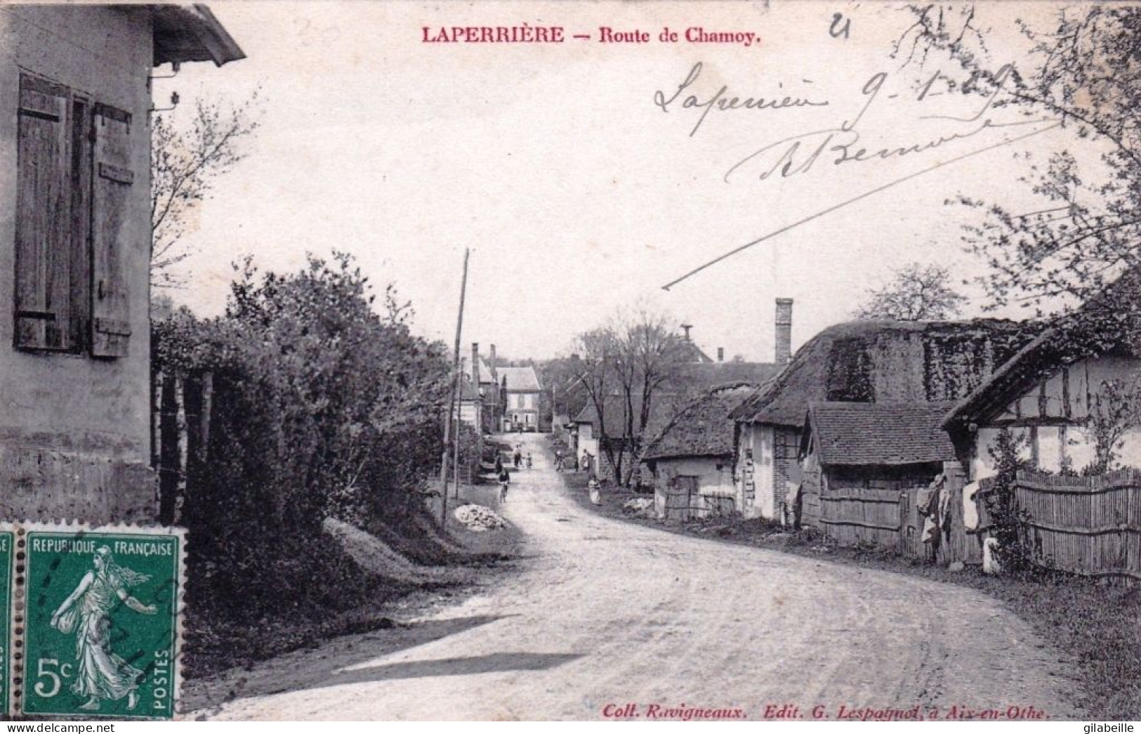 10 - Aube -   LAPERRIERE - Route De Chamoy - Andere & Zonder Classificatie