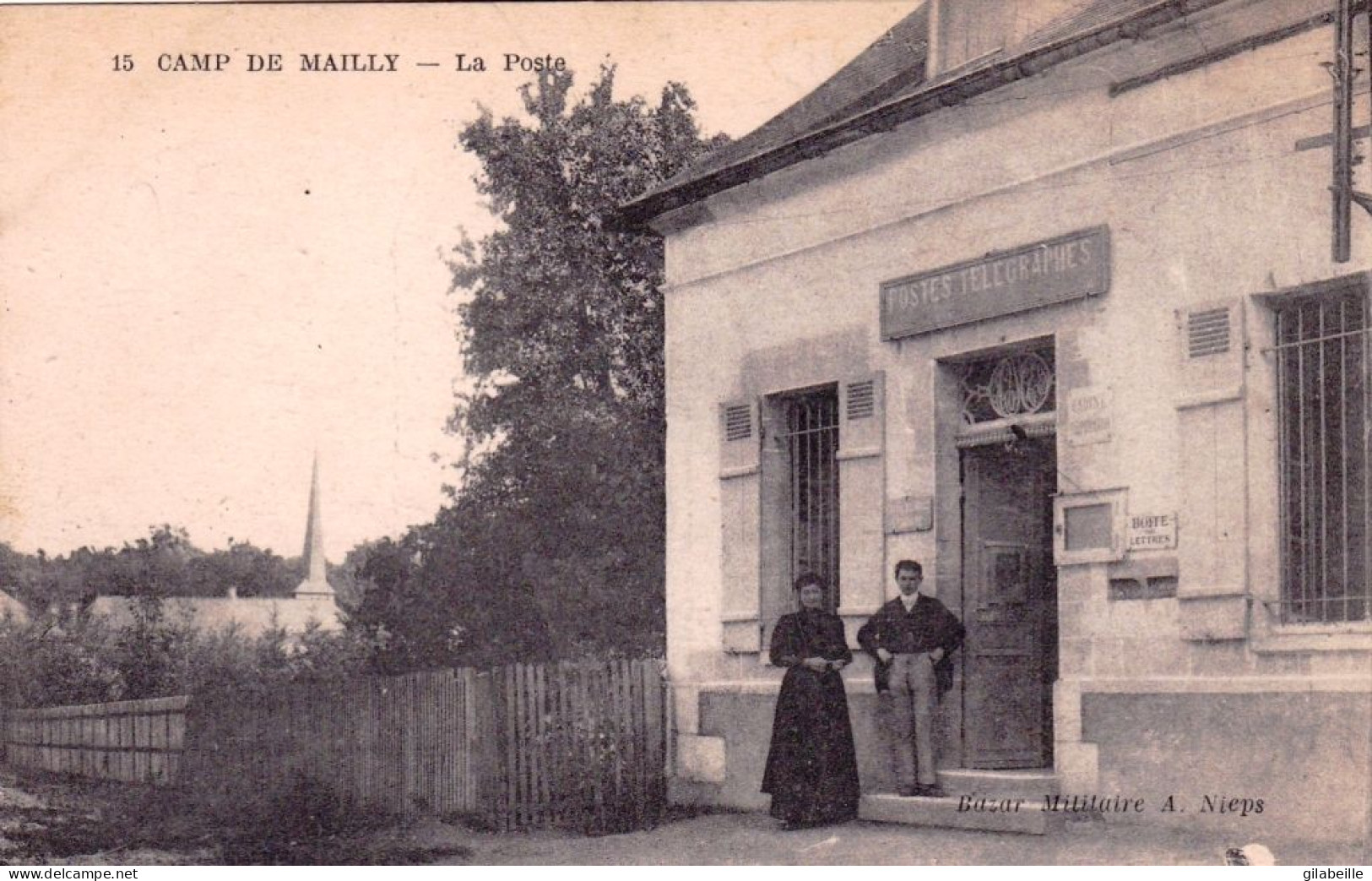 10 - Aube -  Camp De MAILLY - La Poste - Mailly-le-Camp
