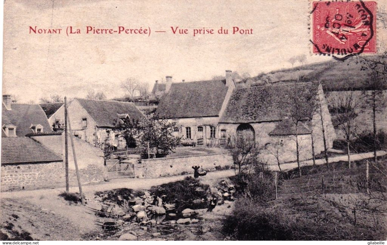 03 - Allier -NOYANT D ALLIER -  La Pierre Percée - Vue Prise Du Pont - Autres & Non Classés