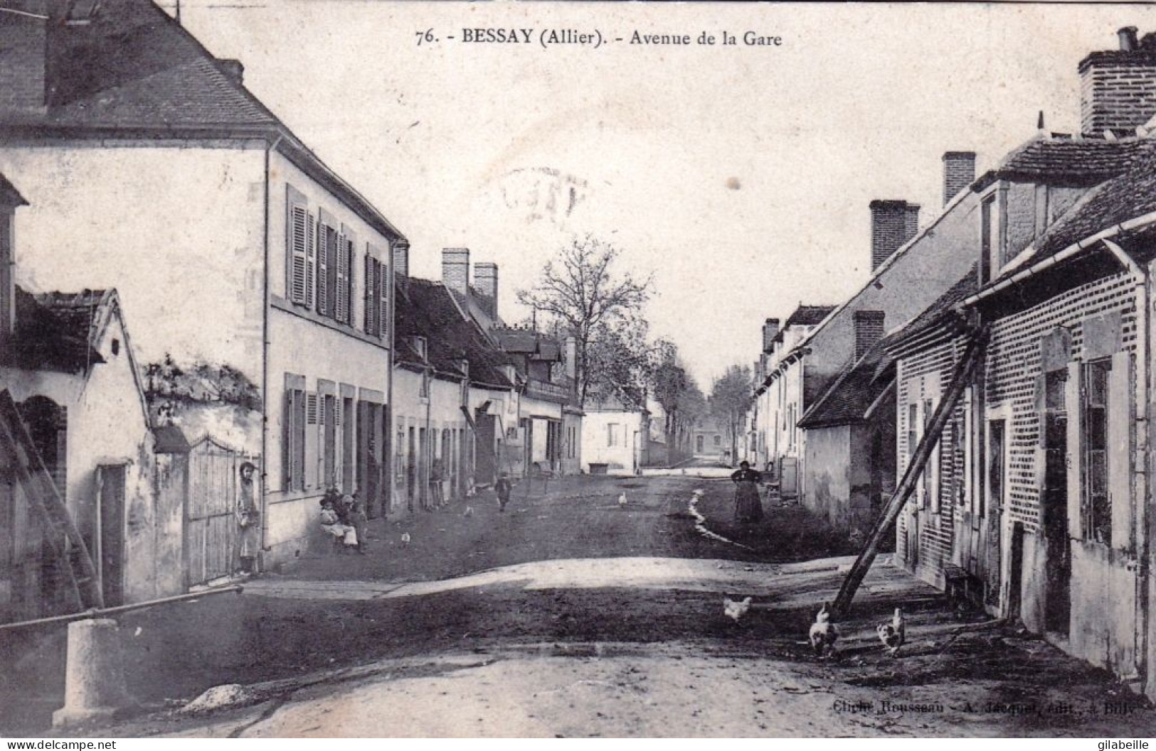 03 - Allier -   BESSAY - Avenue De La Gare - Sonstige & Ohne Zuordnung