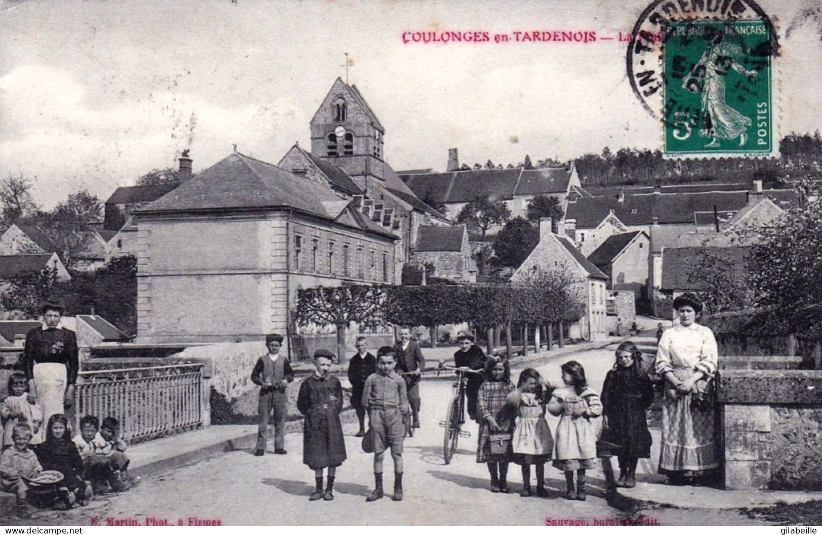 02 - Aisne - COULONGES En TARDENOIS - La Mairie Et L Eglise - Other & Unclassified