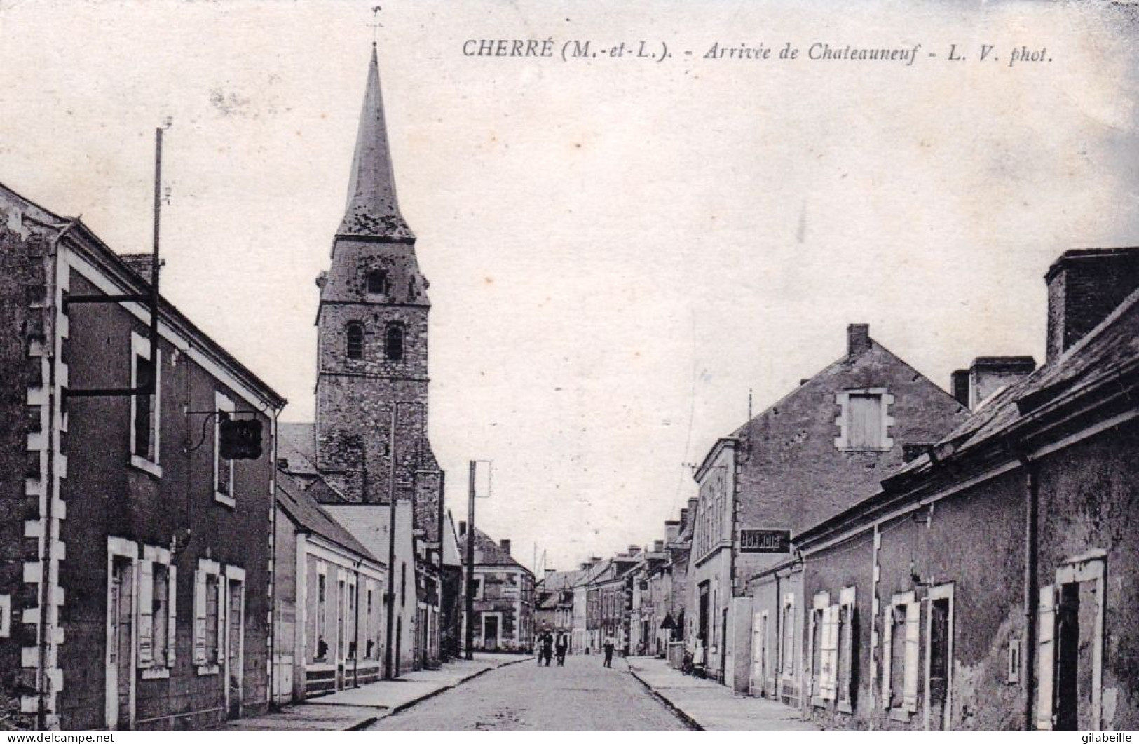 49 - Maine Et Loire -  CHERRE - Arrivée Route De Chateauneuf - Altri & Non Classificati