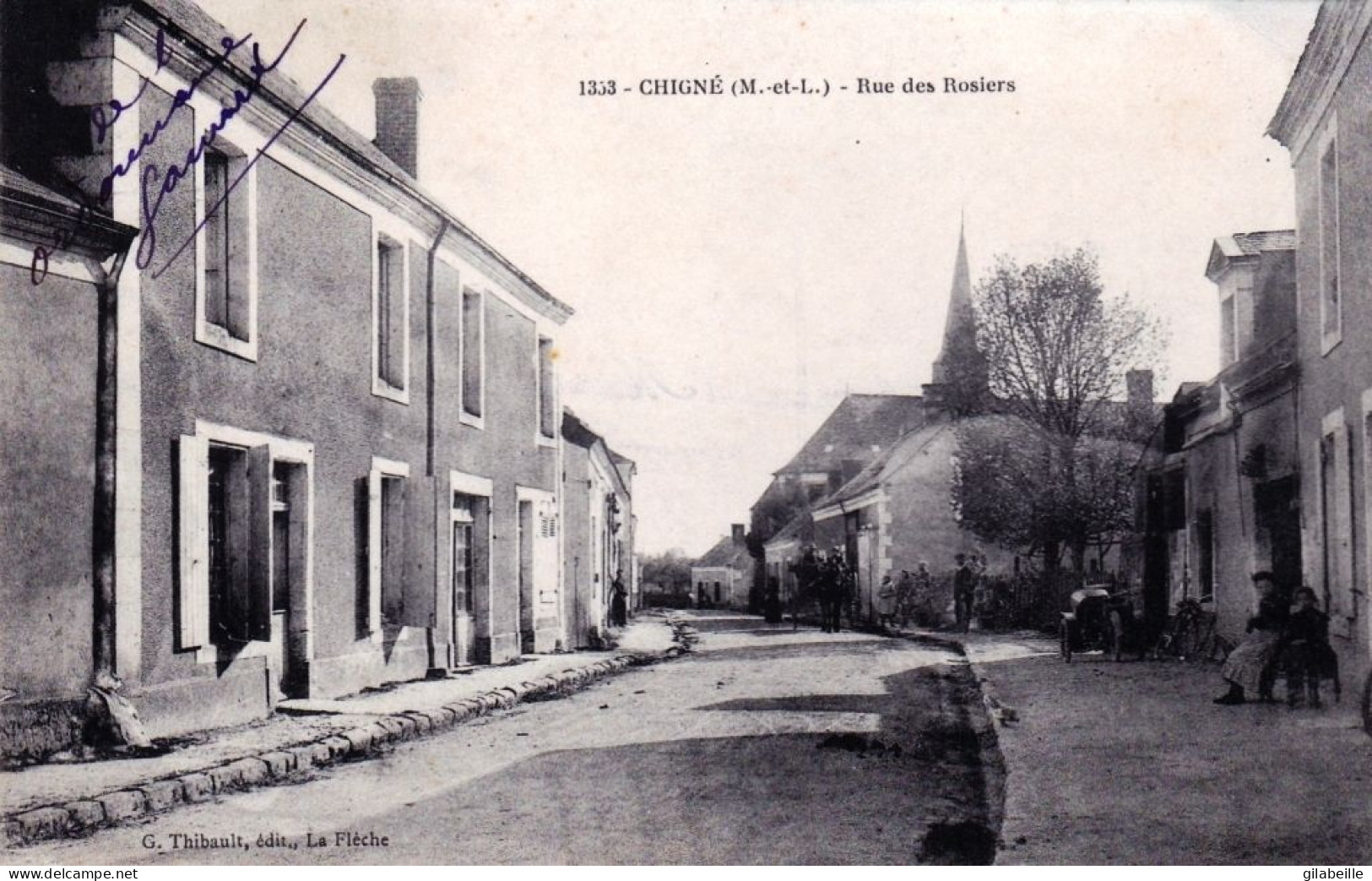 49 - Maine Et Loire -  CHIGNE - Rue Des Rosiers - Altri & Non Classificati
