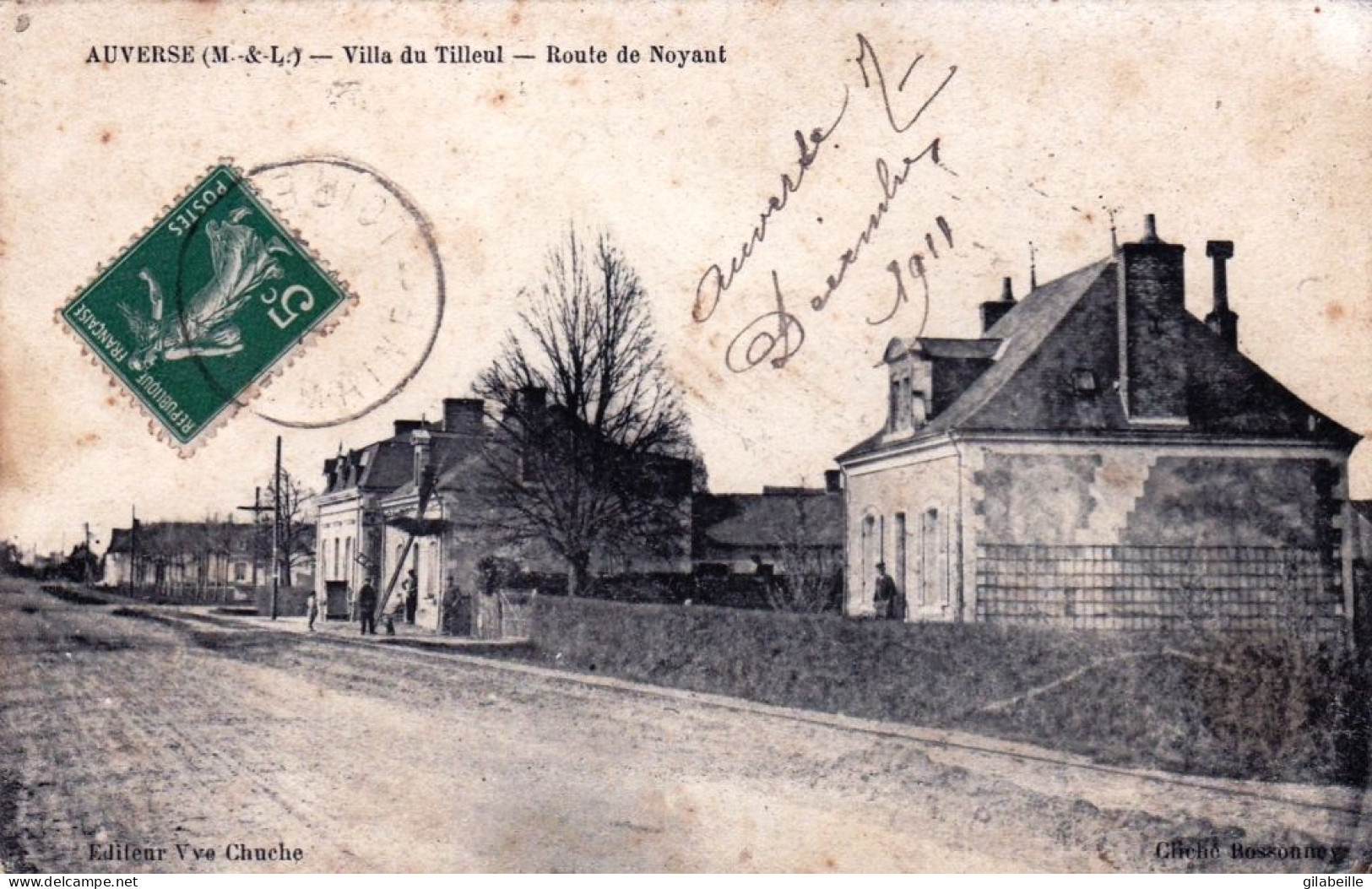 49 - Maine Et Loire - AUVERSE - Villa Du Tilleul - Route De Noyant - Sonstige & Ohne Zuordnung
