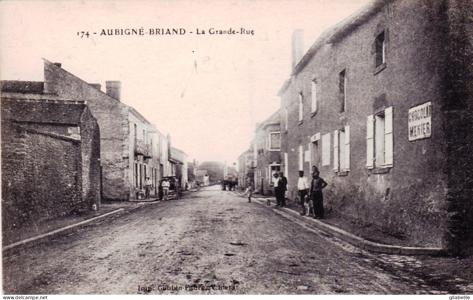 49 - Maine Et Loire - AUBIGNE - BRIAND - La Grande Rue - Andere & Zonder Classificatie