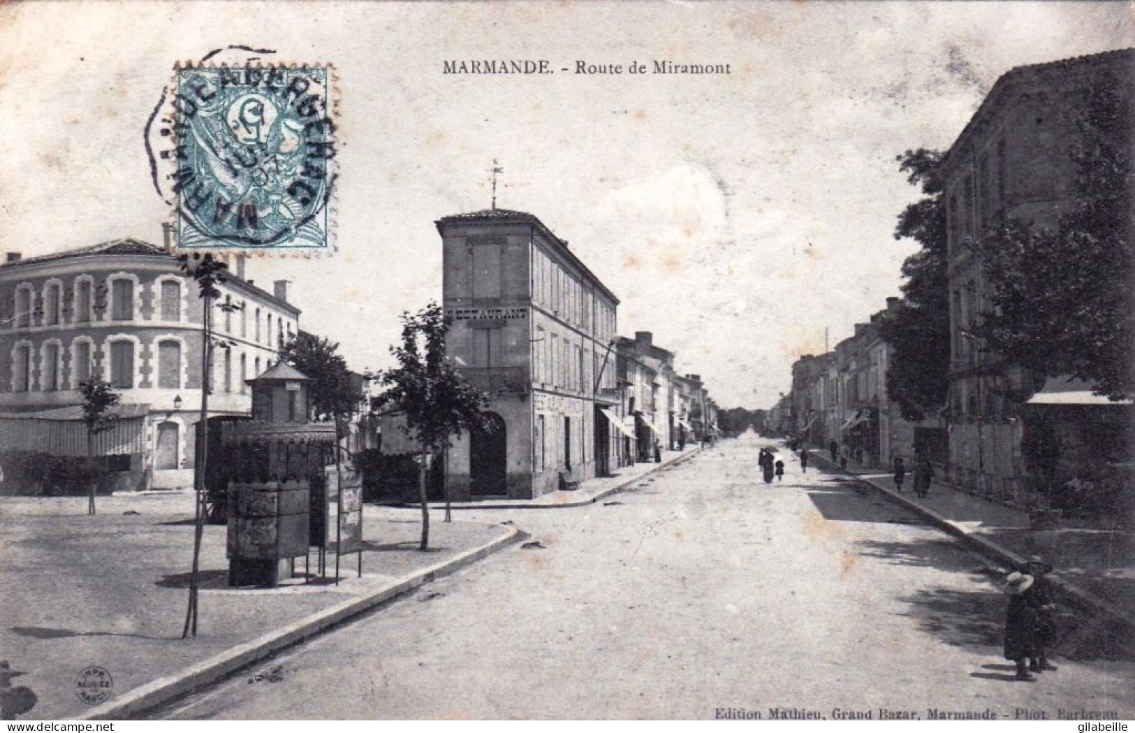 47 - Lot Et Garonne -  MARMANDE -  Route De Miramont ( Vespasienne ) - Marmande