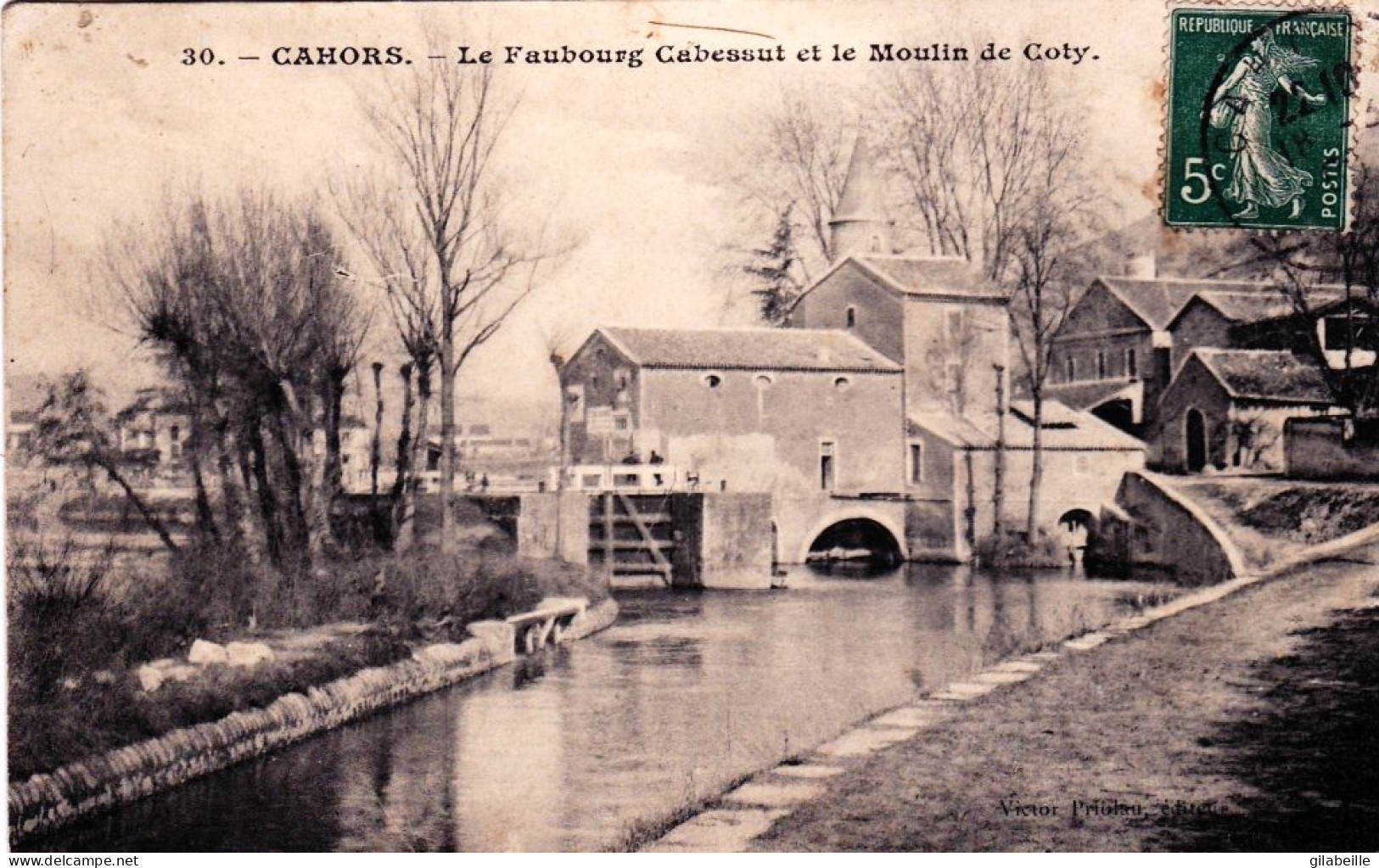 46 - Lot - CAHORS -  Le Faubourg Cabessut Et Le Moulin De Coty - Cahors