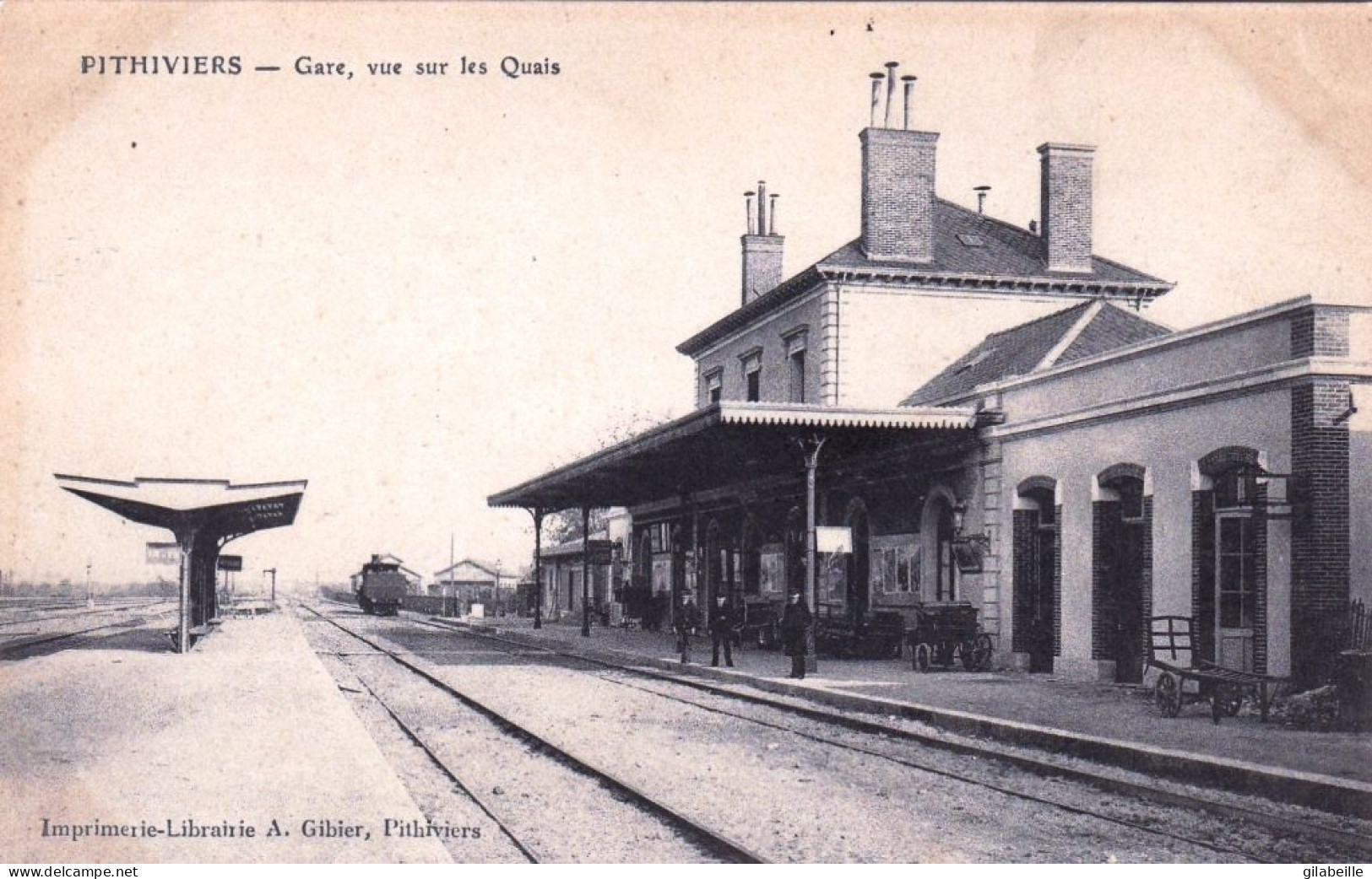 45 - Loiret - PITHIVIERS - La Gare - Vue Sur Les Quais - Pithiviers