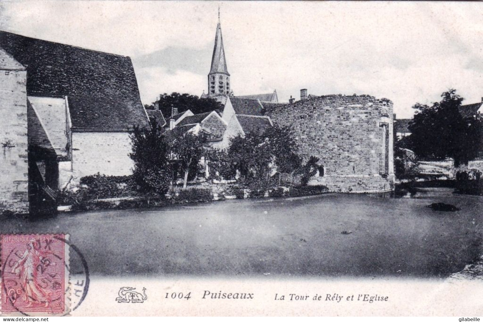 45 - Loiret -  PUISEAUX - La Tour De Rely Et L Eglise - Puiseaux