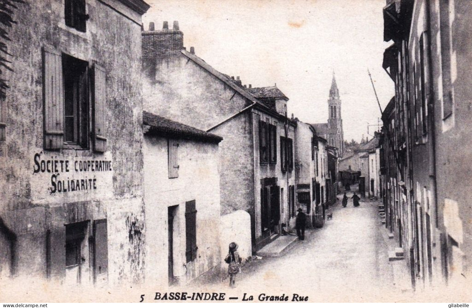 44 - Loire Atlantique - BASSE INDRE - La Grande Rue - Basse-Indre