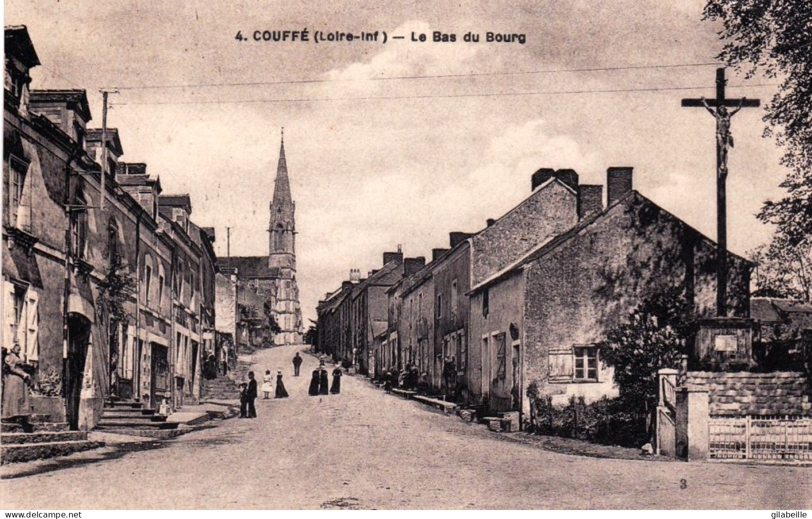 44 - Loire Atlantique - COUFFE  - Le Bas Du Bourg - Calvaire - Autres & Non Classés