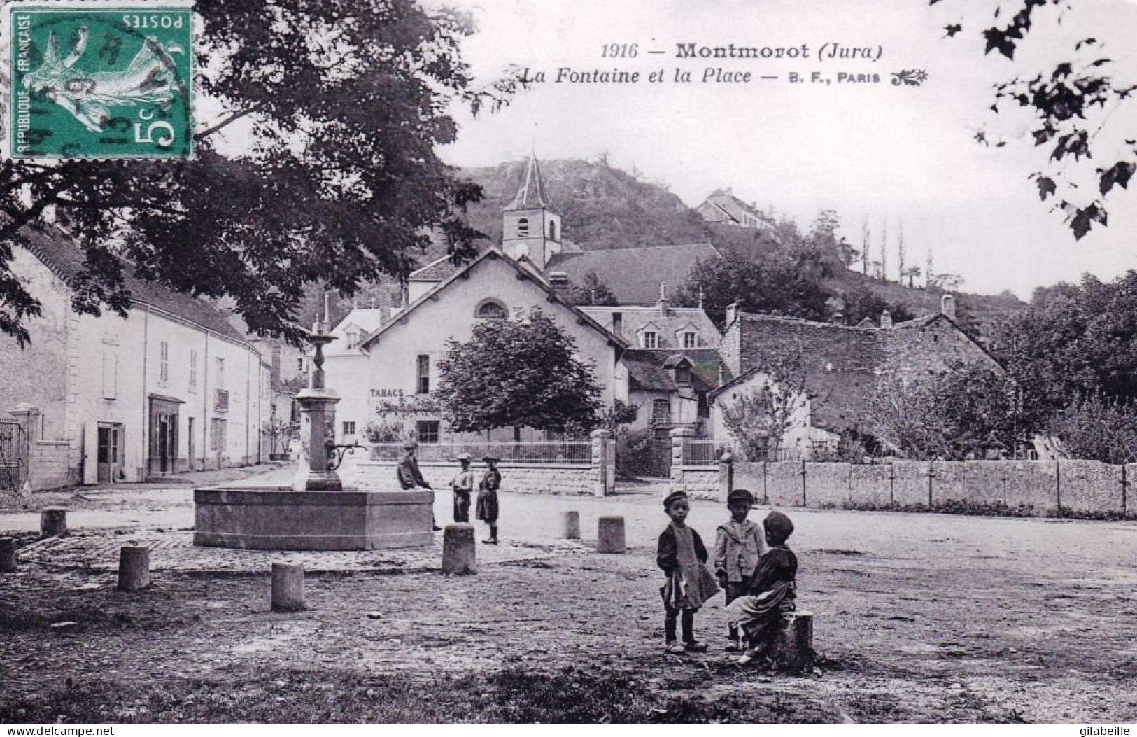 39 - Jura - MONTMOROT - La Fontaine Et La Place - Other & Unclassified