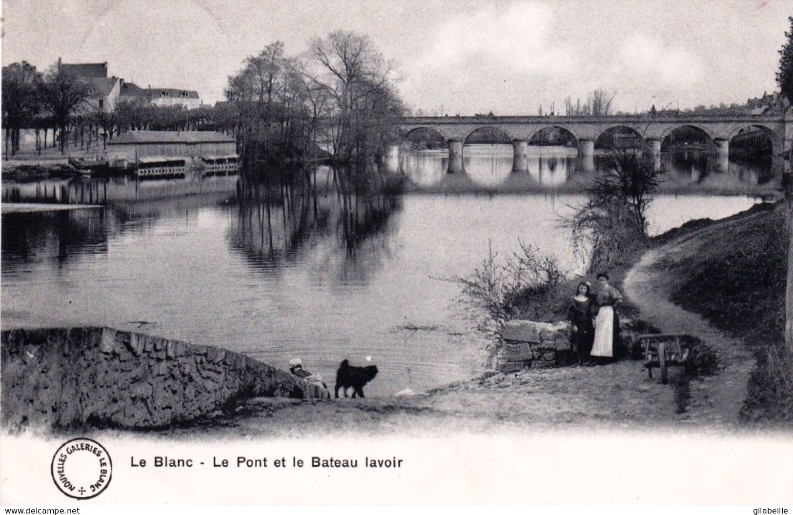 36 - Indre - LE BLANC - Le Pont Et Le Bateau Lavoir - Le Blanc