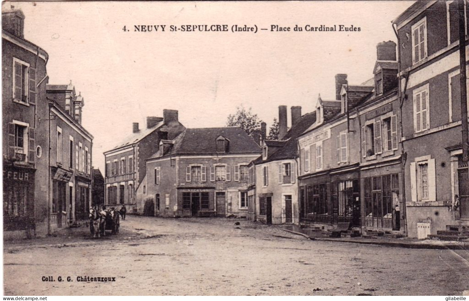 36 - Indre - NEUVY SAINT SEPULCRE - Place Du Cardinal Eudes - Other & Unclassified