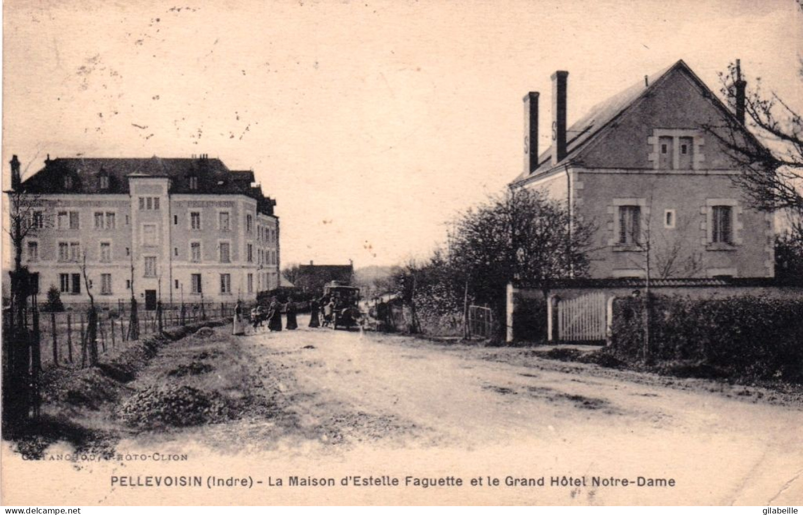 36 - Indre - PELLEVOISIN - La Maison D Estelle Faguette Et Le Grand Hotel Notre Dame - Other & Unclassified
