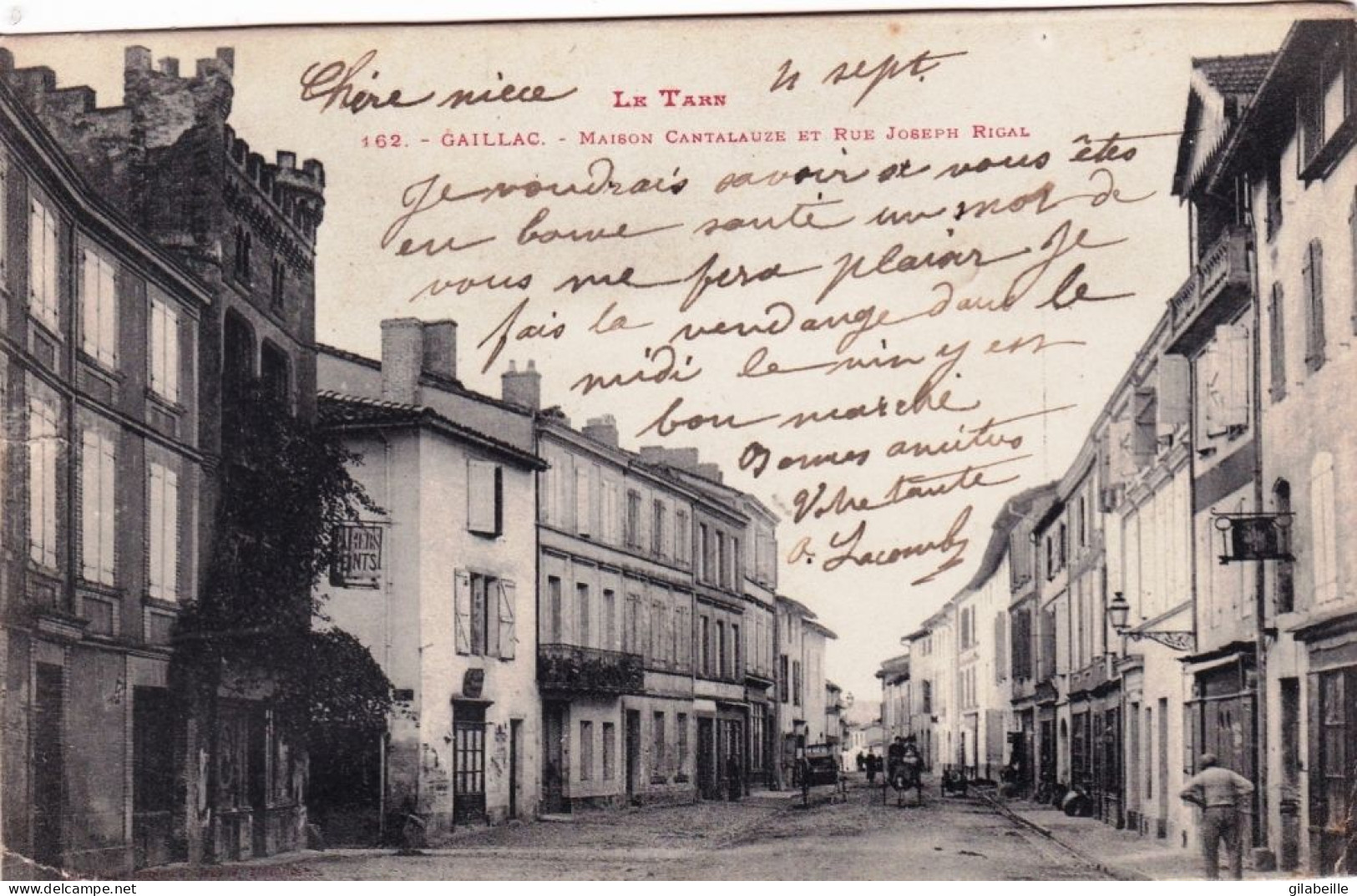 81 - Tarn - GAILLAC - Maison Cantalauze Et Rue Joseph Rigal - Gaillac