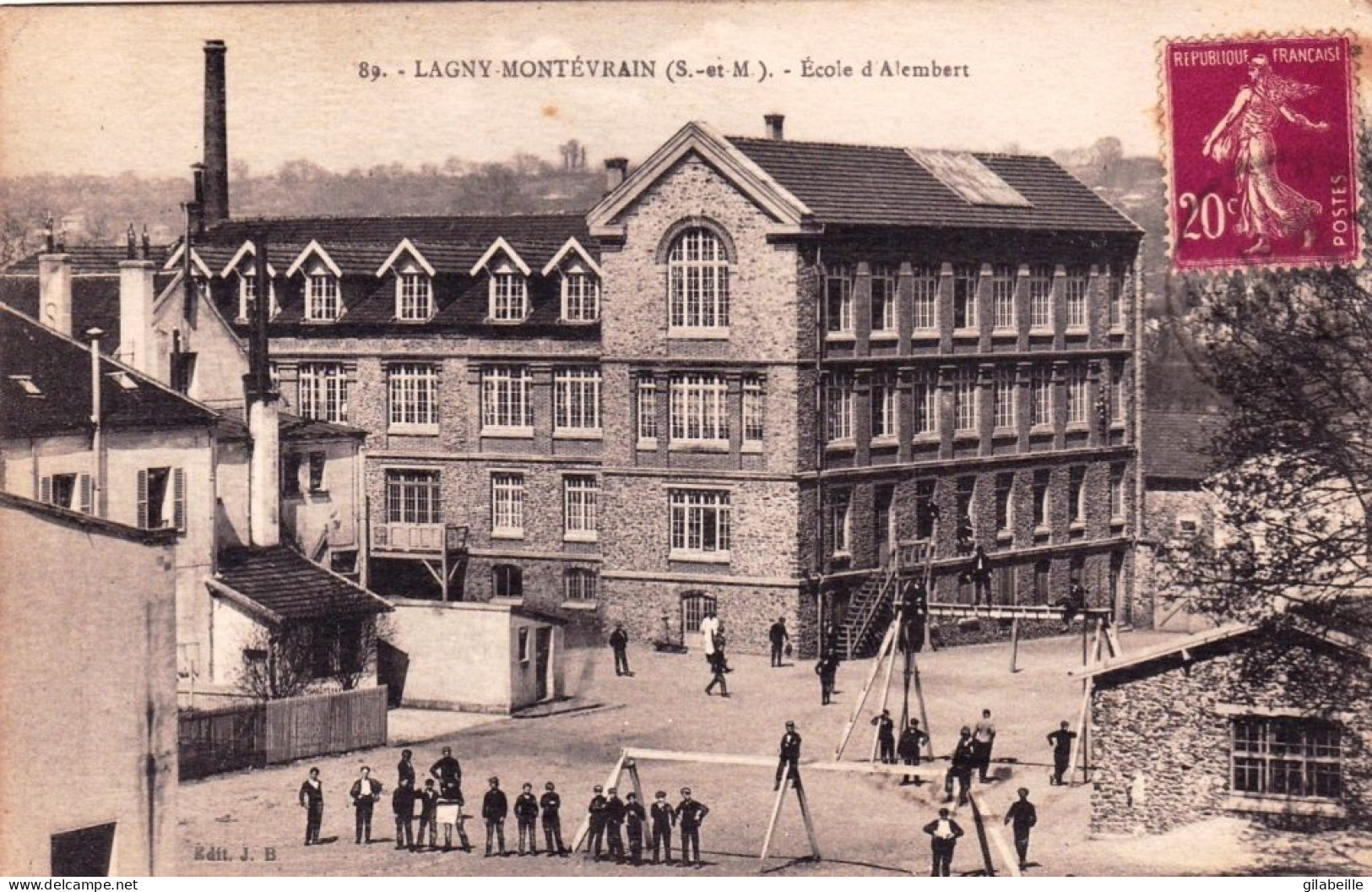 77 - Seine Et Marne - LAGNY - MONTEVRAIN - Ecole D Alembert - Lagny Sur Marne