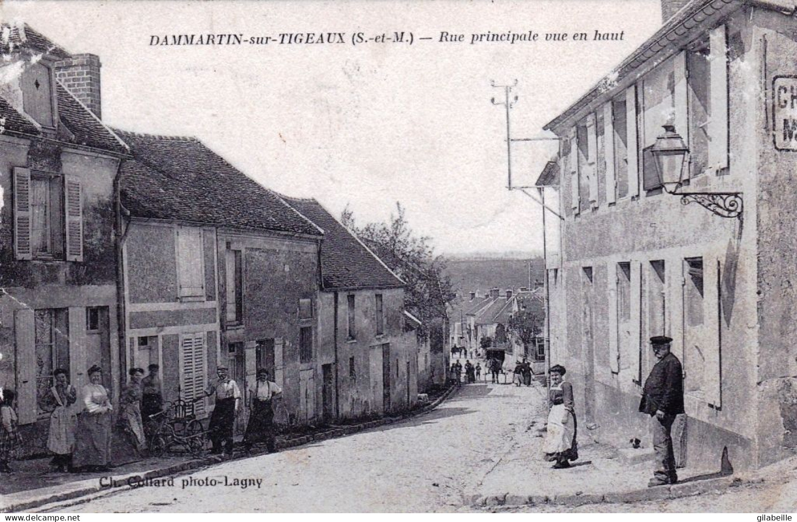 77 - Seine Et Marne - DAMMARTIN Sur TIGEAUX - Rue Principale , Vue En Haut - Autres & Non Classés