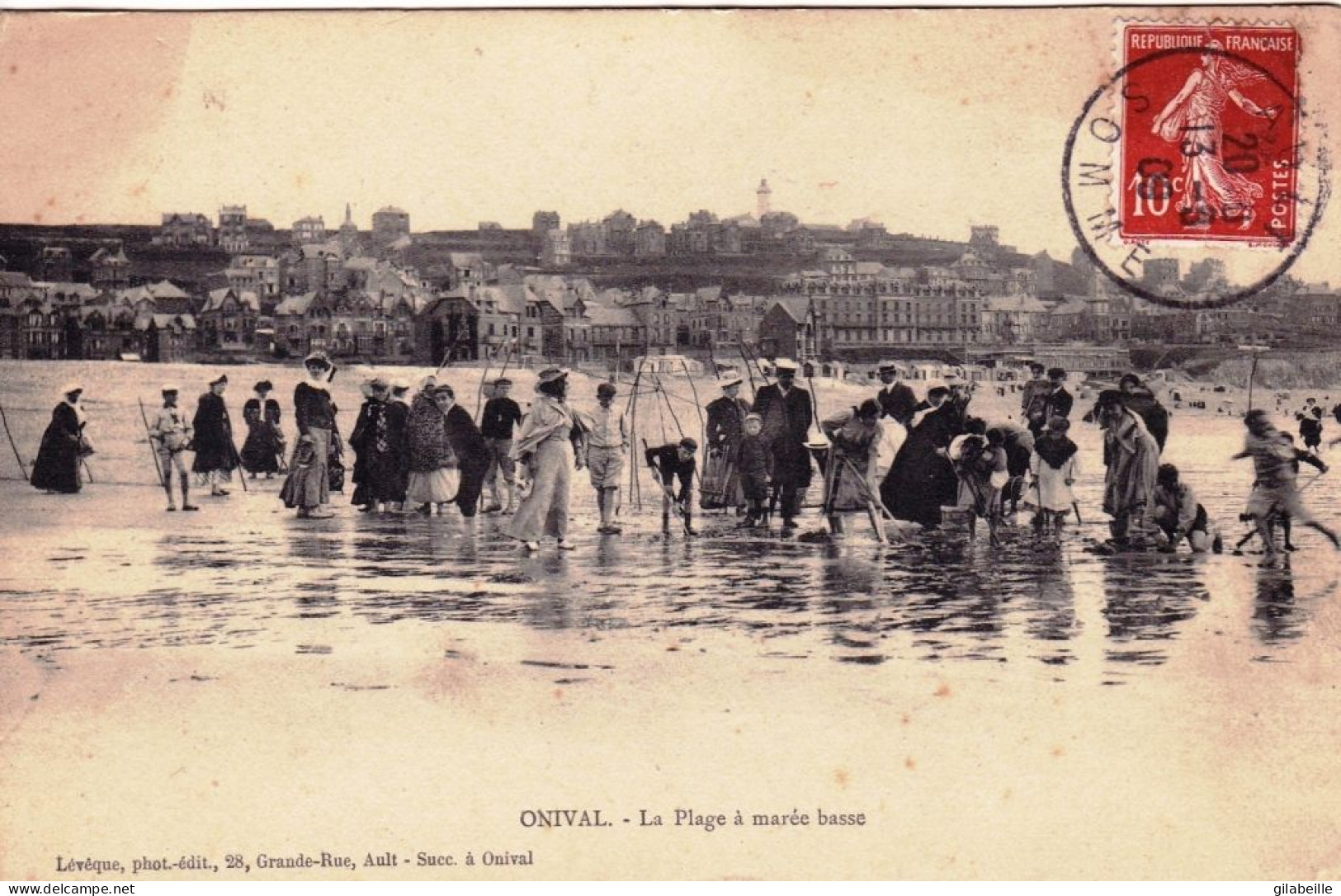 80 - Somme - ONIVAL - La Plage A Marée Basse - Onival