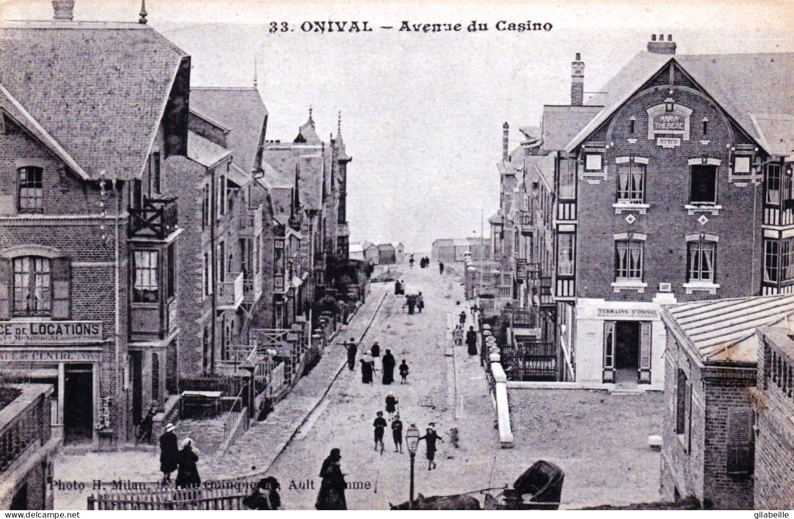 80 - Somme - ONIVAL - Avenue Du Casino - Onival