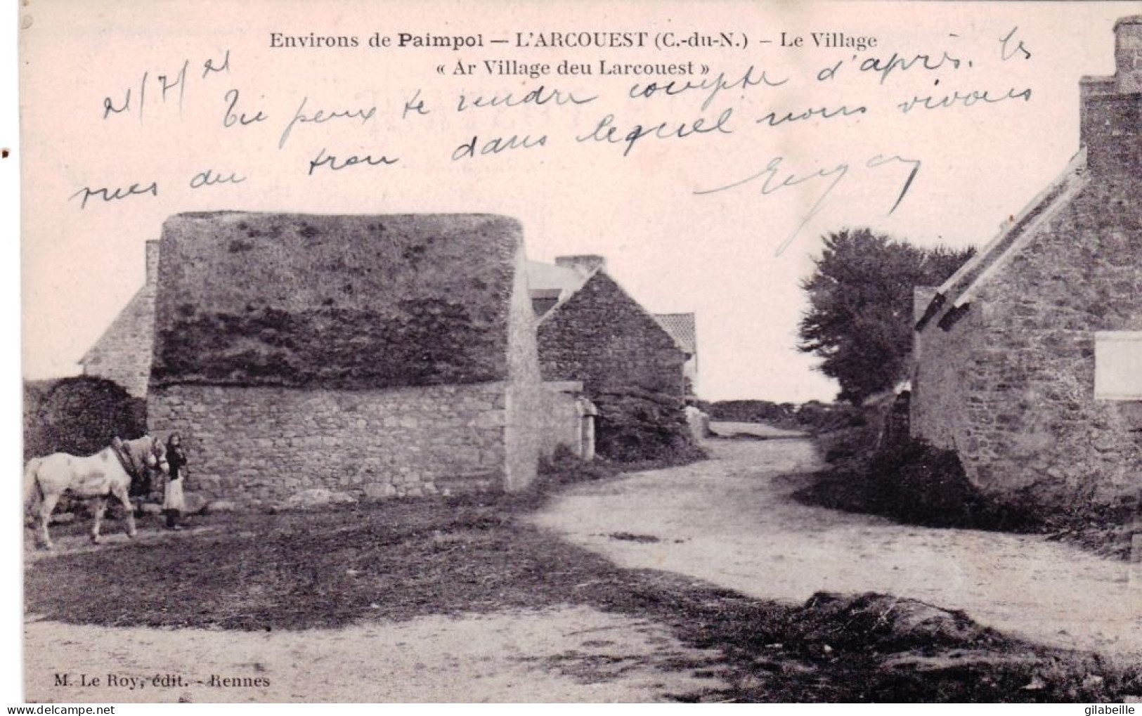 22 - Cotes D Armor -   L ARCOUEST - Environs De Paimpol - Le Village - Ar Village Deu Larscouet - Andere & Zonder Classificatie