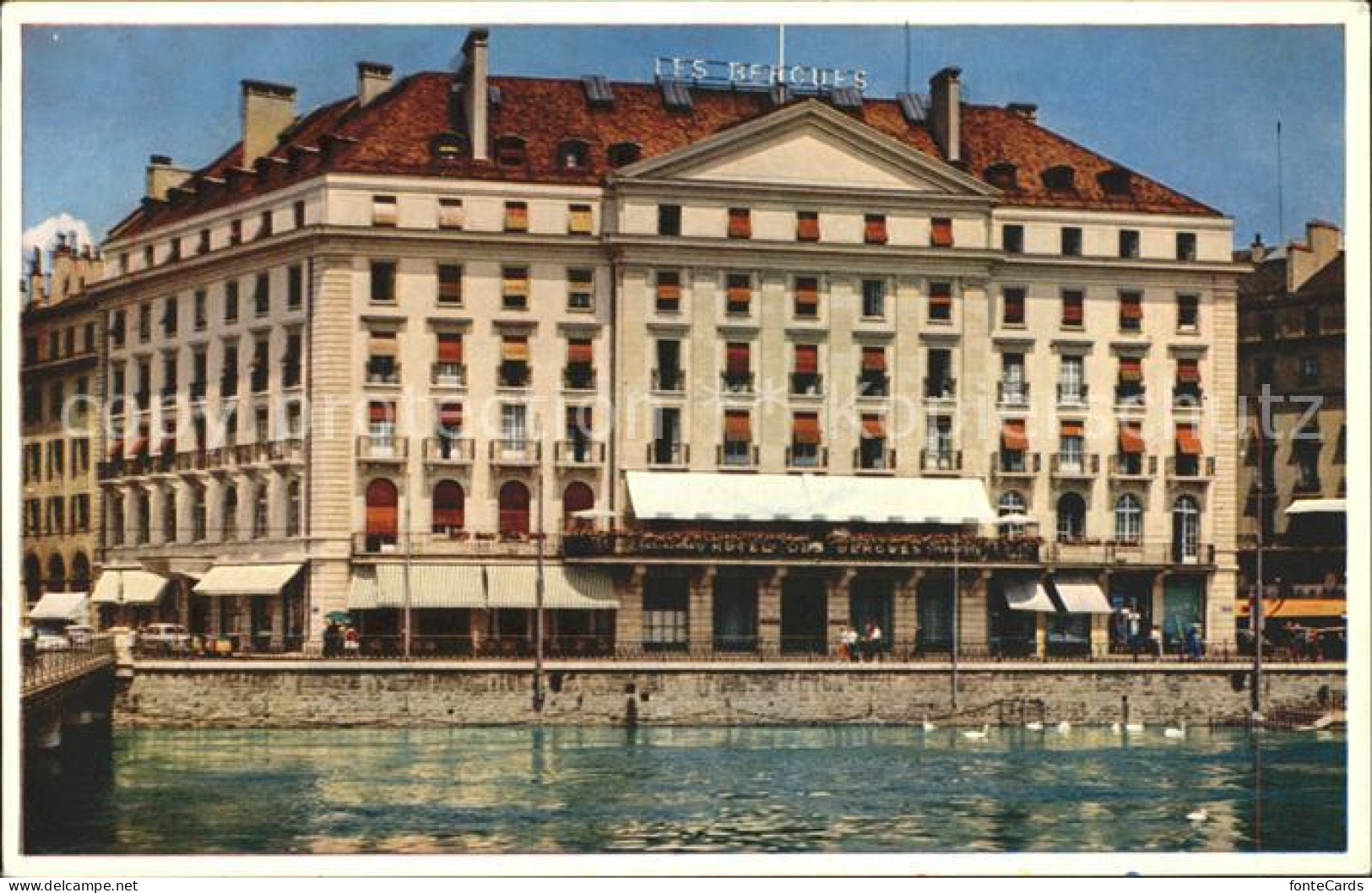 11903286 Geneve GE Hotel Des Bergues Lac Leman Geneve - Andere & Zonder Classificatie