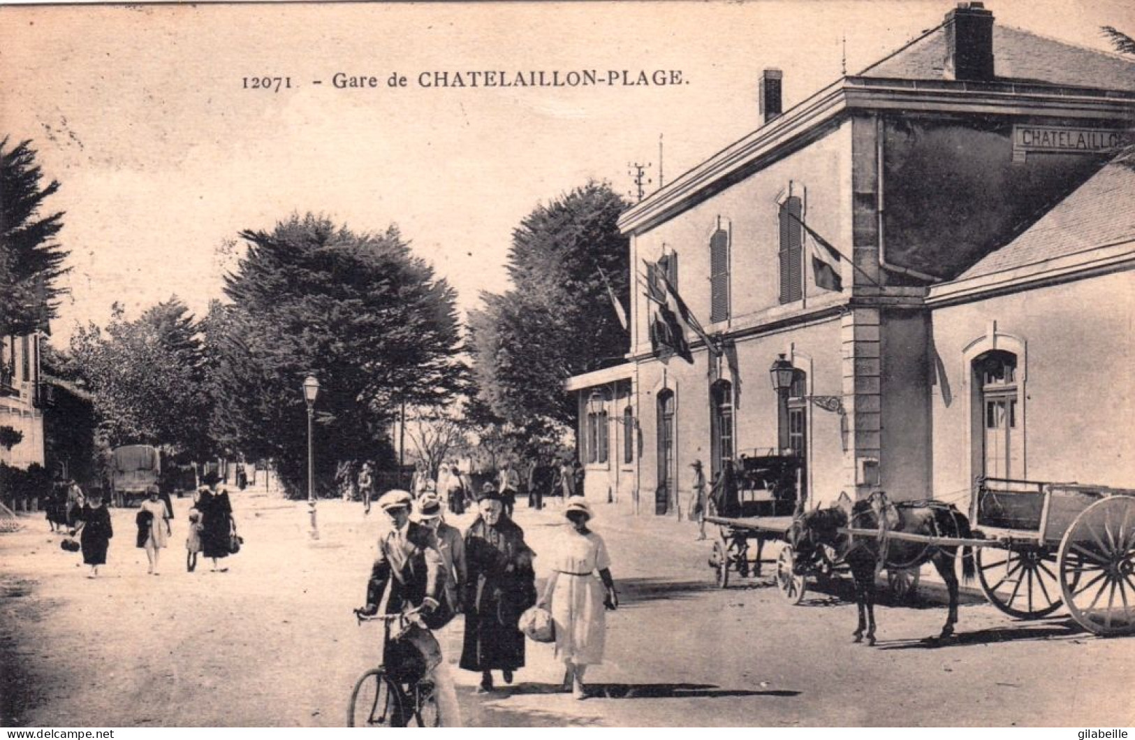 17 - Charente Maritime - CHATELAILLON - PLAGE - La Gare - Châtelaillon-Plage