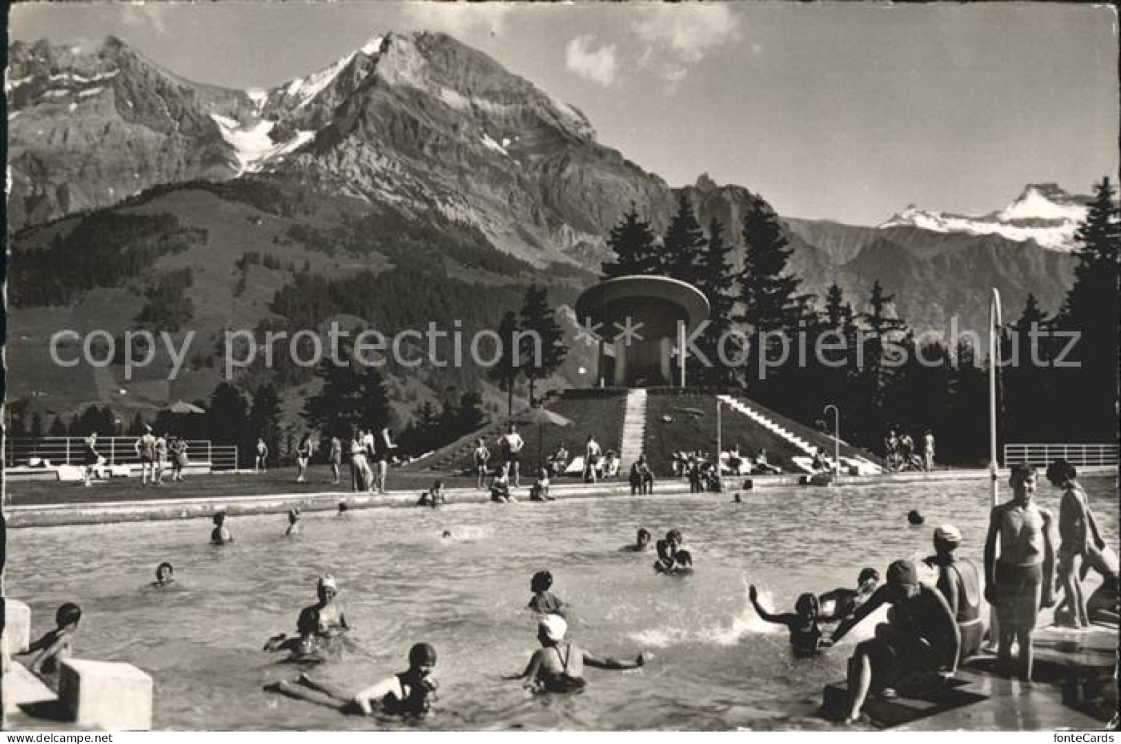 11902626 Adelboden Schwimmbad Grosslohner Steghorn Adelboden BE - Andere & Zonder Classificatie