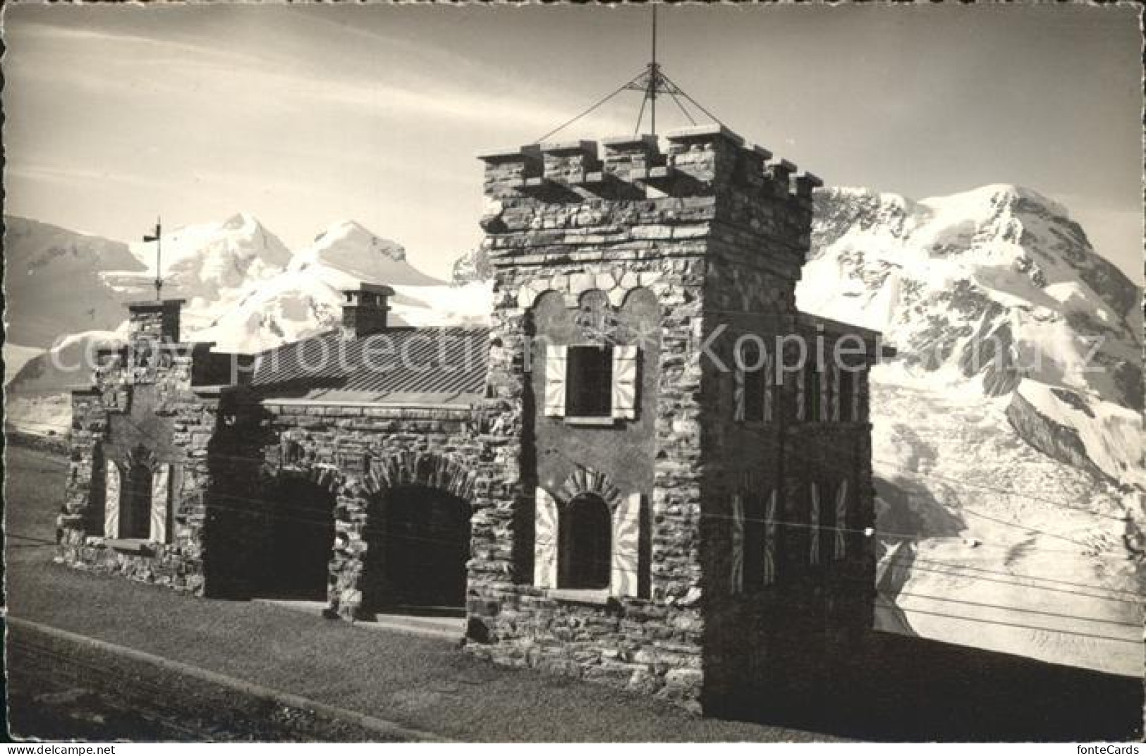11902586 Zermatt VS Station Gornergrat Castor Pollux Breithorn  - Sonstige & Ohne Zuordnung