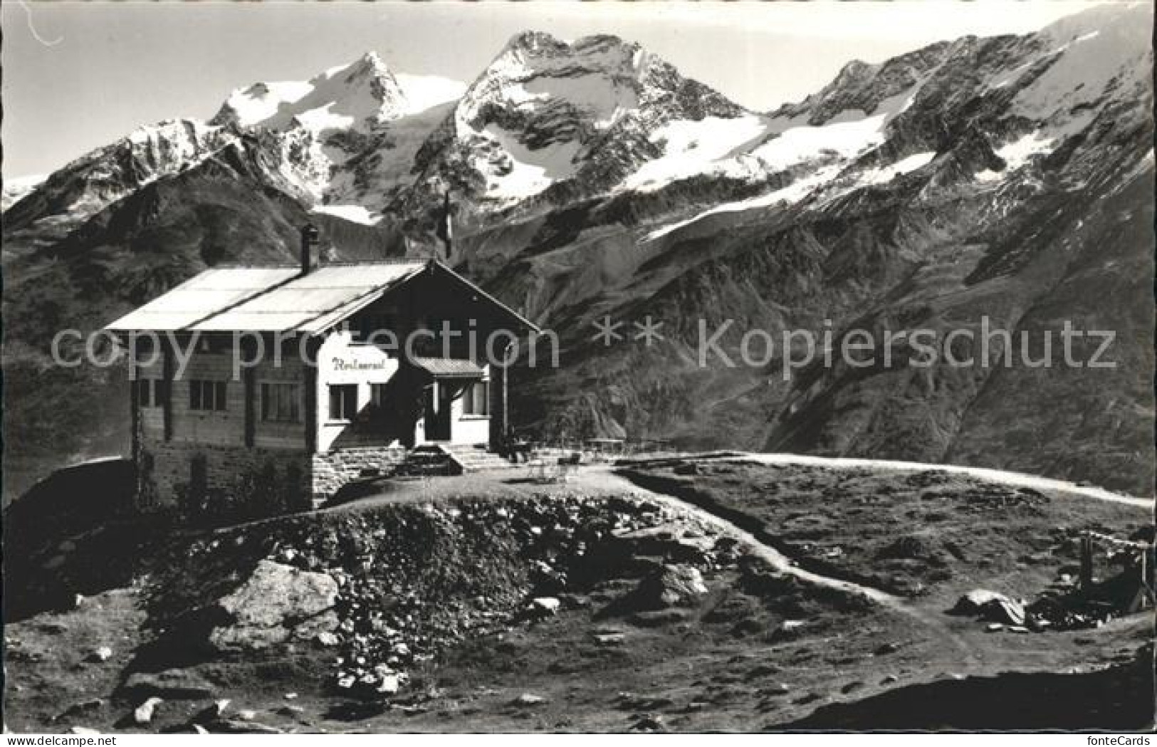 11902576 Fletschhorn Mit Laquinhorn Und Restaurant Spielboden Fletschhorn - Andere & Zonder Classificatie