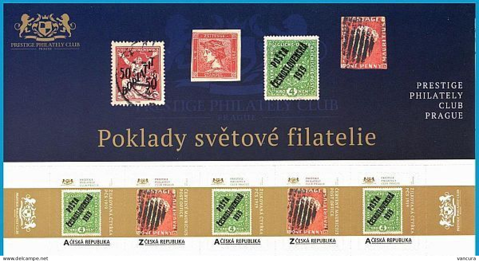 Czech Republic Treasures Of The World Philately 2020 - Stamps On Stamps