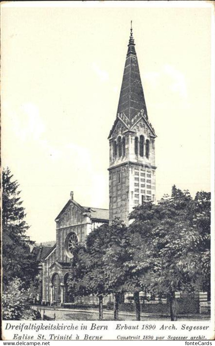 11901486 Bern BE Dreifaltigkeistkirche Architekt Segesser Bern - Otros & Sin Clasificación