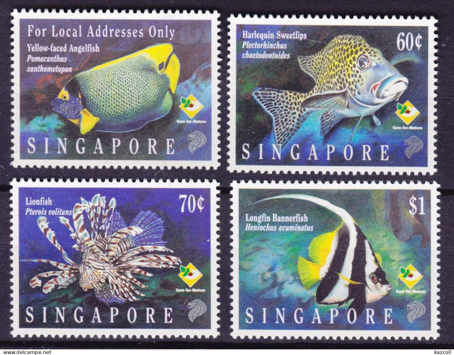 Singapore 1995.   Fishes. Marine Fauna. MNH** - Singapore (1959-...)