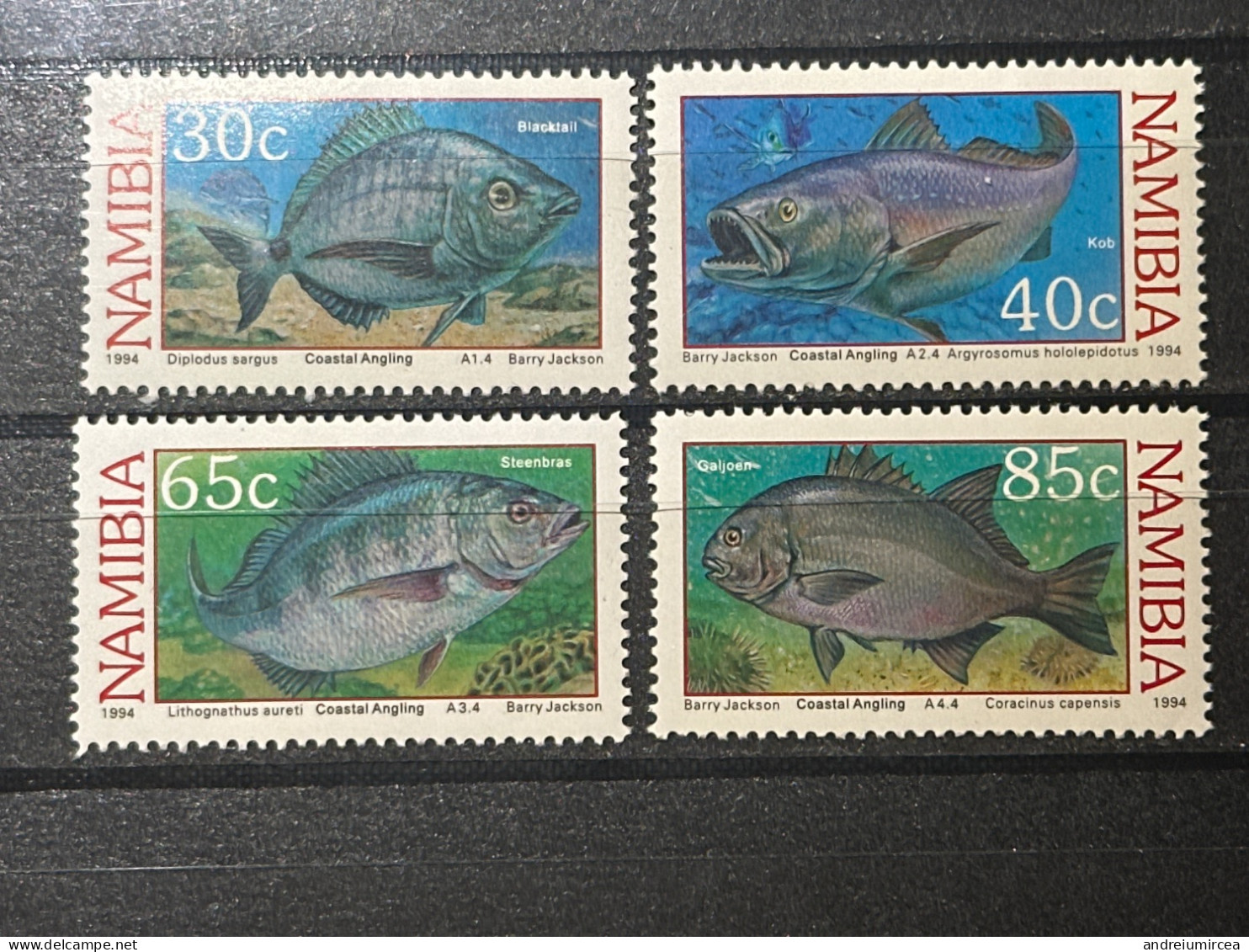 Namibia 1994. MNH Coastal Angling - Fische