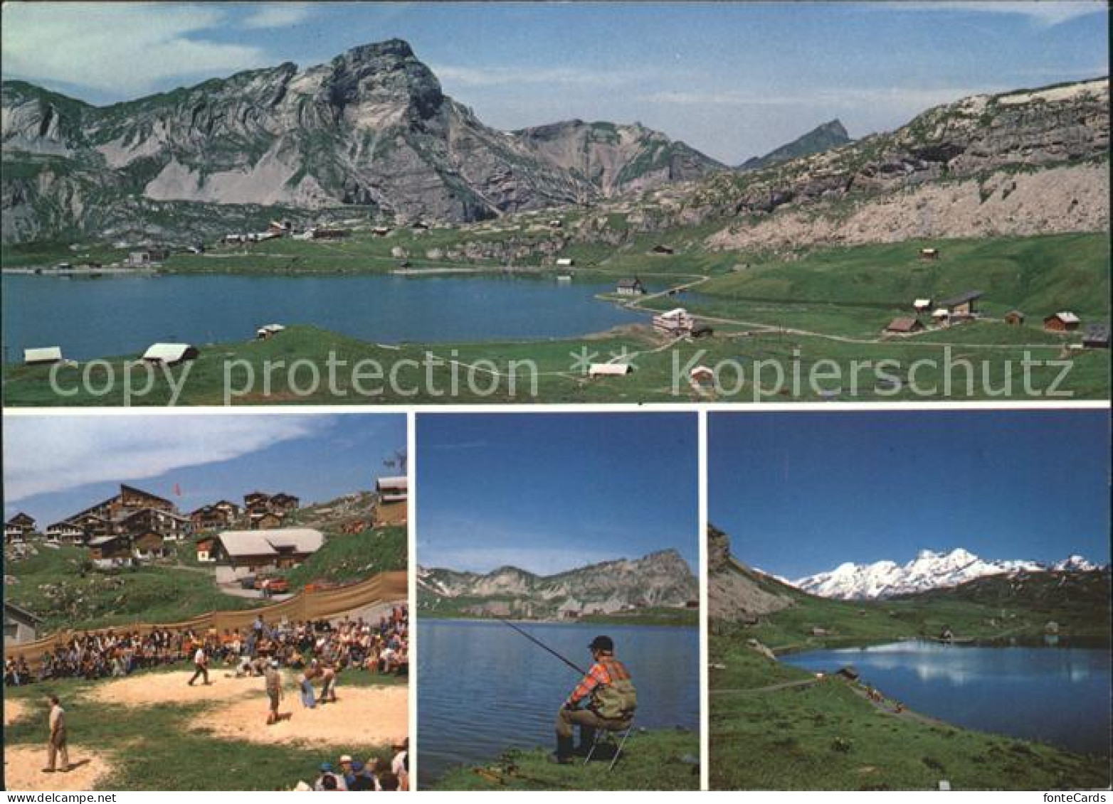 11896846 Melchsee-Frutt Panorama Teilansicht Angler Melchsee-Frutt - Sonstige & Ohne Zuordnung