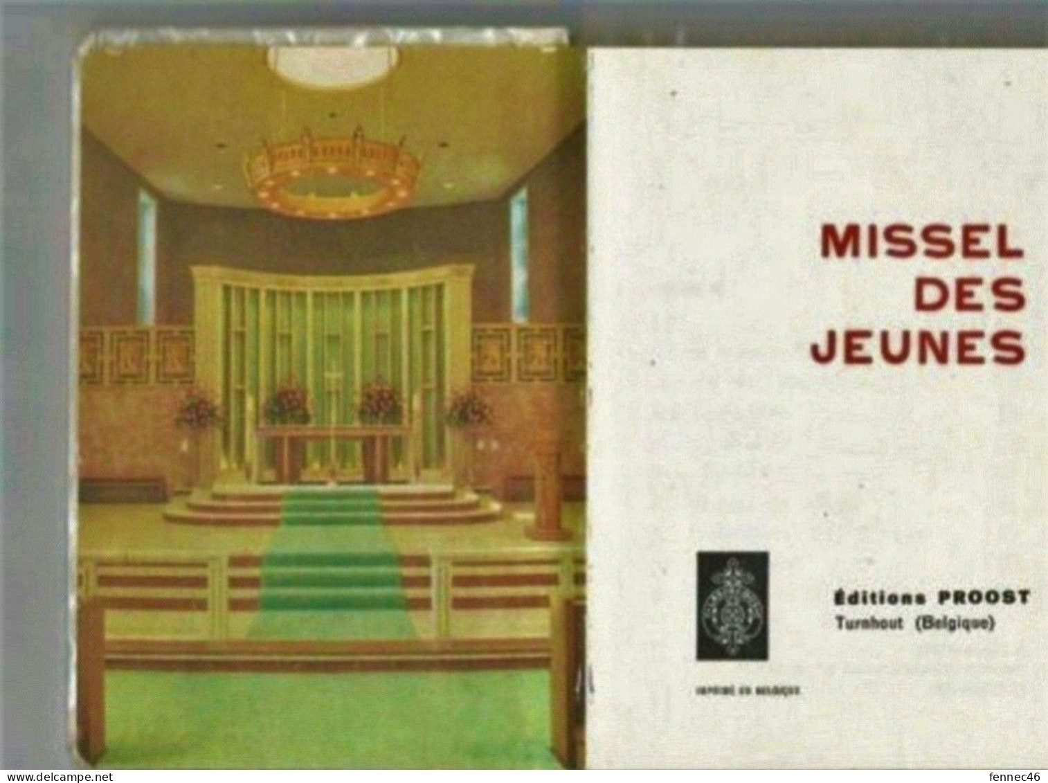 * Missel Des Jeunes - Edition PROOST Turnhout (Belgique) - Religión