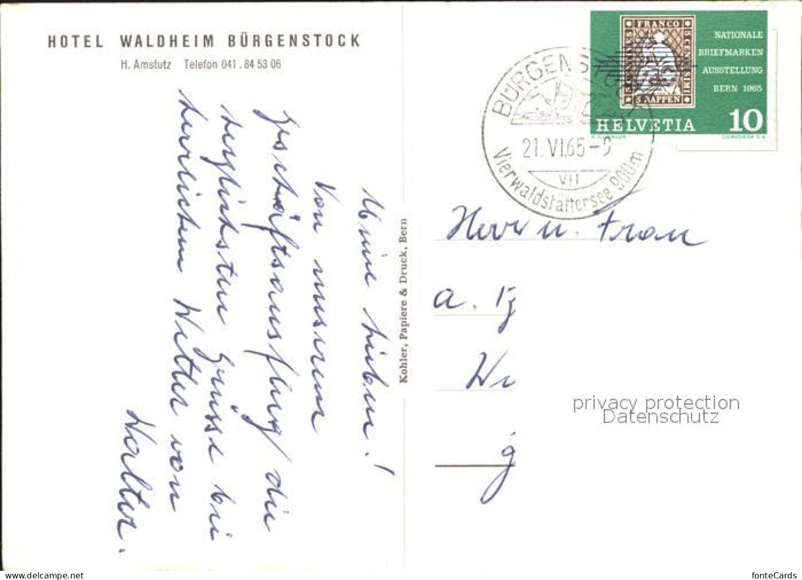 11891476 Buergenstock Hotel Waldheim Buergenstock - Other & Unclassified