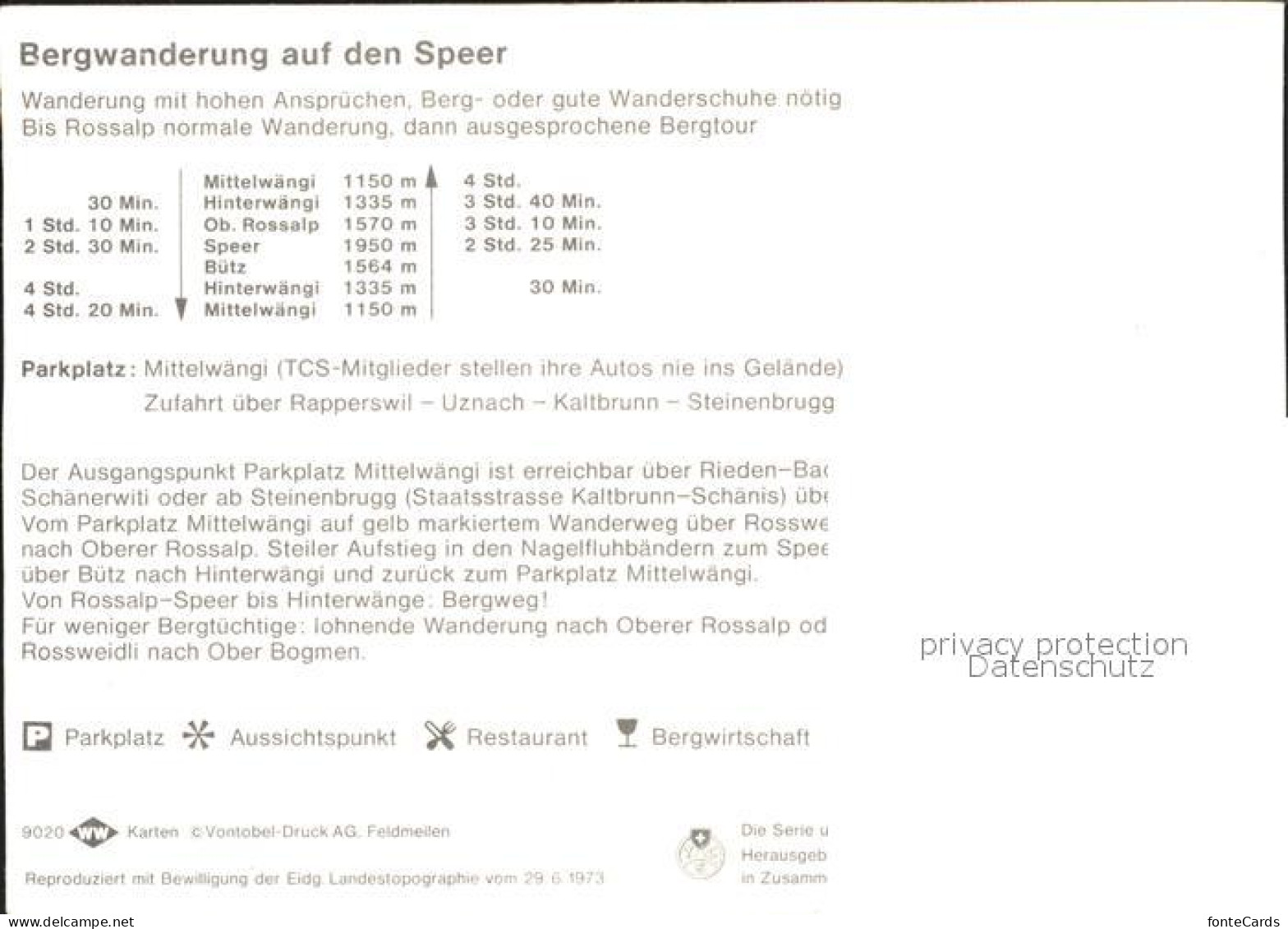 11891296 Rapperswil SG Bergwanderung Auf Den Speer Panoramakarte Rapperswil SG - Andere & Zonder Classificatie