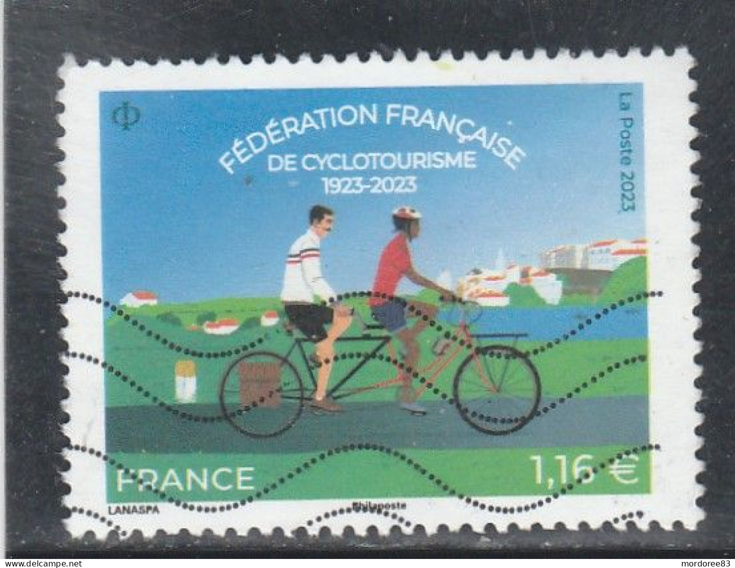 FRANCE 2023 FEDERATION FRANCAISE DE CYCLOTOURISME OBLITERE - Used Stamps