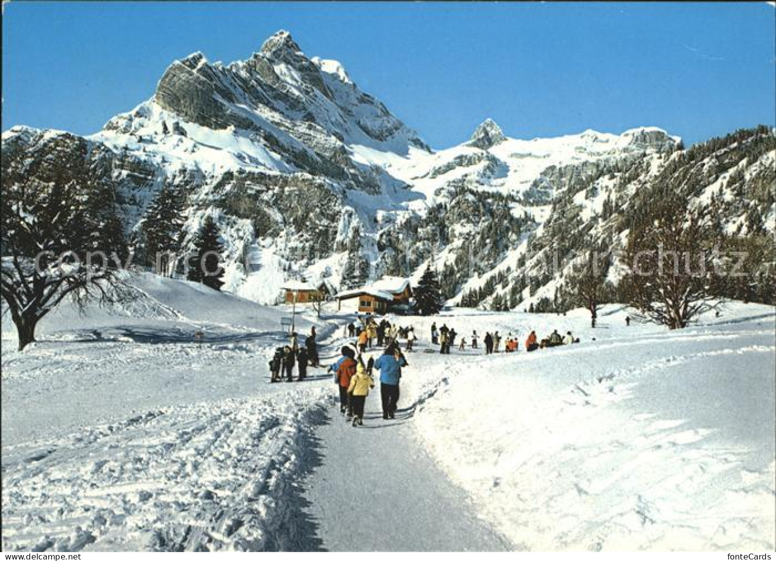 11889766 Braunwald GL Winterpanorama Braunwald - Sonstige & Ohne Zuordnung