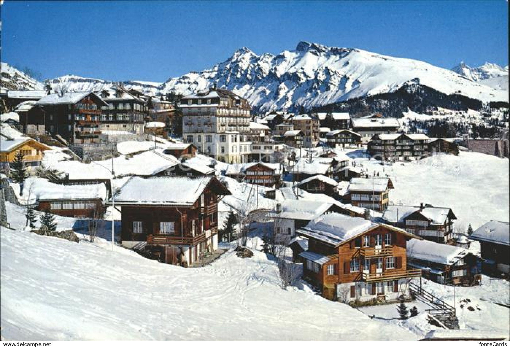 11888406 Muerren BE Mit Maennlichen Tschuggen Lauberhorn Muerren - Sonstige & Ohne Zuordnung